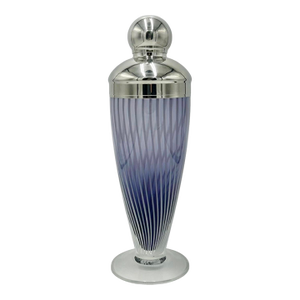 Vintage Purple Swirl Glass Cocktail Shaker Barware