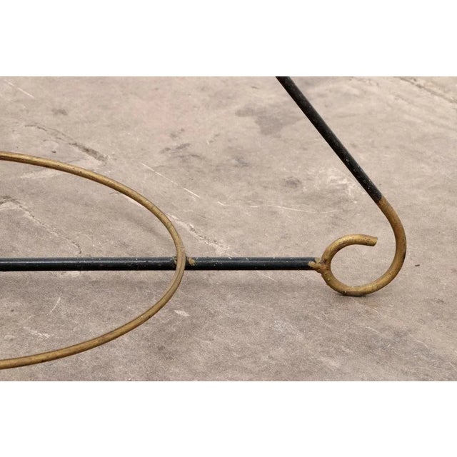 French Hand-Forged Iron Coat Rack, 1960s For Sale - Image 10 of 11