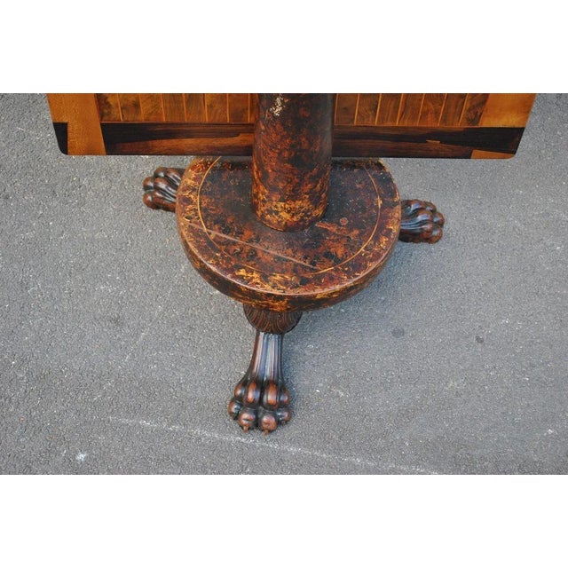 Wood 19th Century Inlay Rosewood Campanino Table For Sale - Image 7 of 18