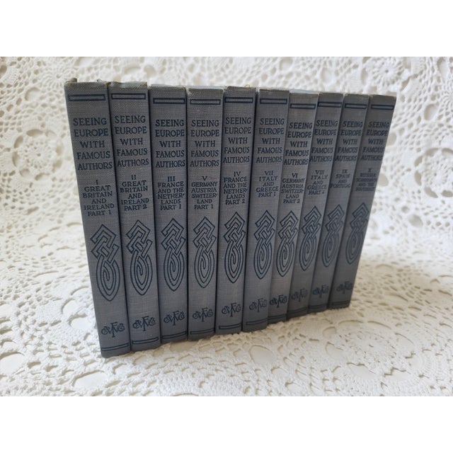 1910s 1914 Seeing Europe With Famous Authors, Set of 10 For Sale - Image 5 of 14