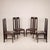 1980s Ash Wood Ingram Low Chairs by Charles Rennie Mackintosh for Cassina, 1980, Set of 4 For Sale - Image 5 of 18