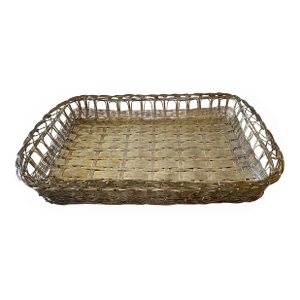 Vintage Silver Plated Metal Basket