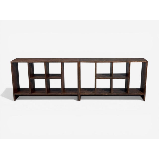 Pierre Jeanneret, 6-Hole File Racks or Bookcases, Teak, Chandigarh, 1960s For Sale - Image 10 of 12