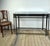 Smoked Silver Metal Console Table, 2000s For Sale - Image 10 of 12