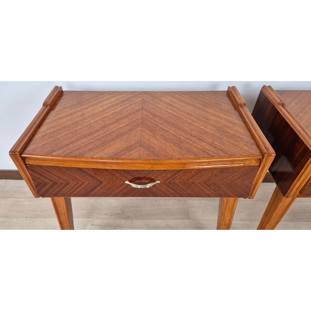 Vintage Art Deco Nightstands, 1940, Set of 2 For Sale - Image 16 of 18