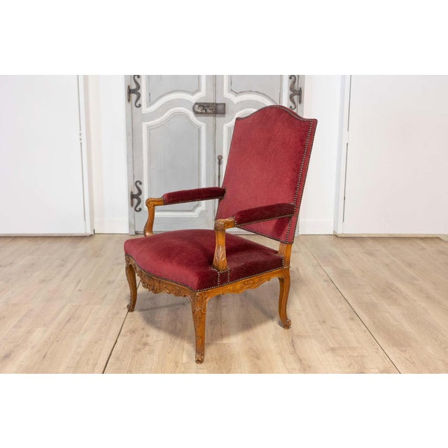 French Pair of 19th Century French Arm Chairs For Sale - Image 3 of 14