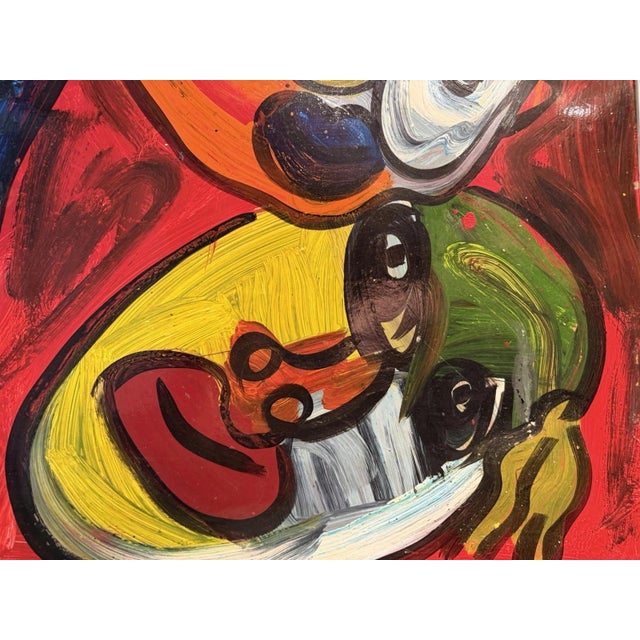 Robert Peter Keil, Faces, Oil Painting on Canvas For Sale - Image 11 of 13