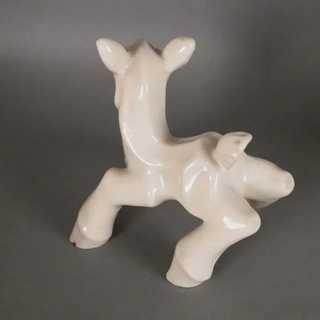 Ceramic Art Deco Ceramic Suni Figurine by Ludwig König for Karlruher Majolika For Sale - Image 7 of 11
