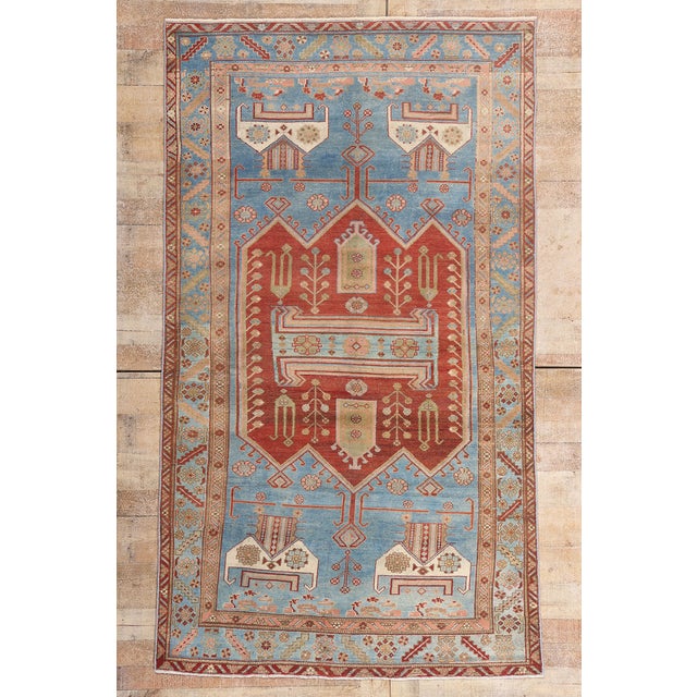 Late 19th Century Persian Malayer Rug, 04'05 X 07'09 For Sale - Image 10 of 10