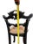 Antique 19th Century Hand-Carved Ebonized Faux Bois Aesthetic Movement Side Chair With Floral Needlepoint Seat For Sale - Image 13 of 16
