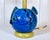 Royal Blue 1970s Rimini Blu Ceramic Fish Lamp by Aldo Londi for Bitossi For Sale - Image 8 of 11