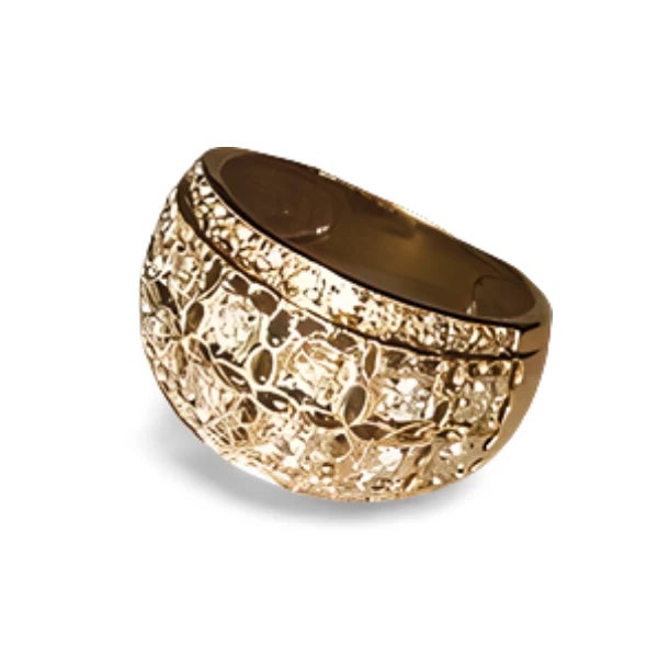 Step into the world of luxury with this 18K White Gold Diamond Designer Ring. This exquisite piece features a total of 12...