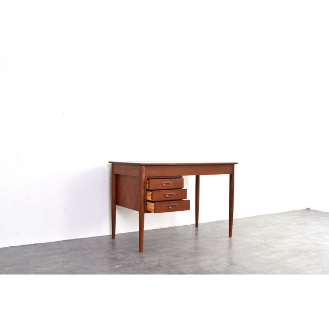 Mid-Century Modern Danish Teak Executive Desk, 1960s For Sale - Image 11 of 17