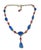 Bochic “Capri” Vintage Red Ruby & Blue Opal Necklace Set In 18K Gold & Silver Elegant and Classic Italian style We pay for...