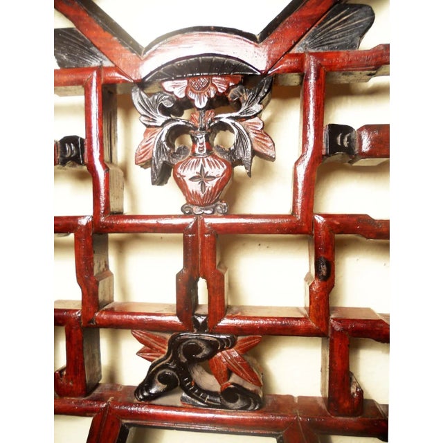 Early 19th Century Antique Chinese Screen PanelsCunninghamia Wood - A Pair For Sale - Image 9 of 11