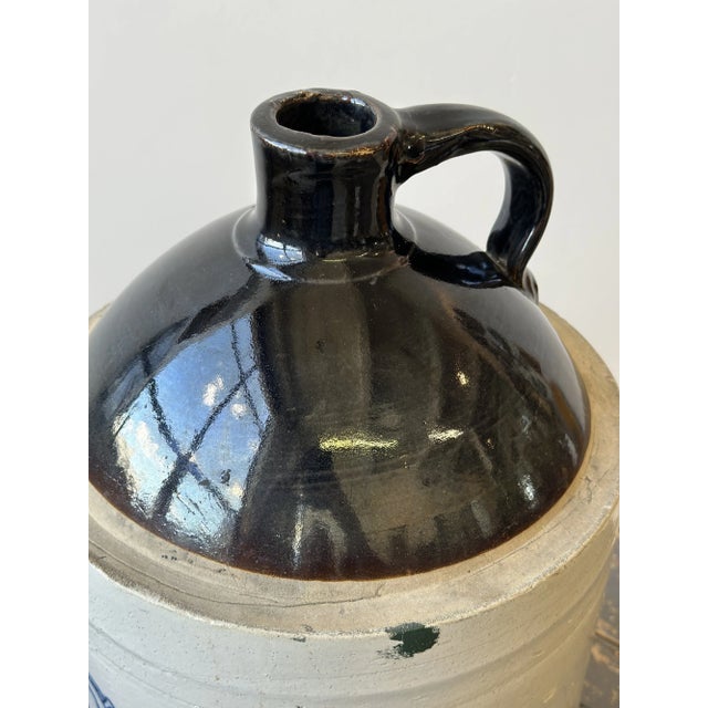 Ceramic Antique 5 Gallon Stoneware Jug, Circa Early 20th Century For Sale - Image 7 of 18