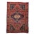 Antique Persian Malayer Area Rug, Hand-Knotted Wool, Red & Blue, 1900s For Sale