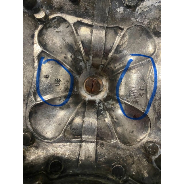 Silver Antique Victorian English Silver Plated Candelabra For Sale - Image 8 of 8