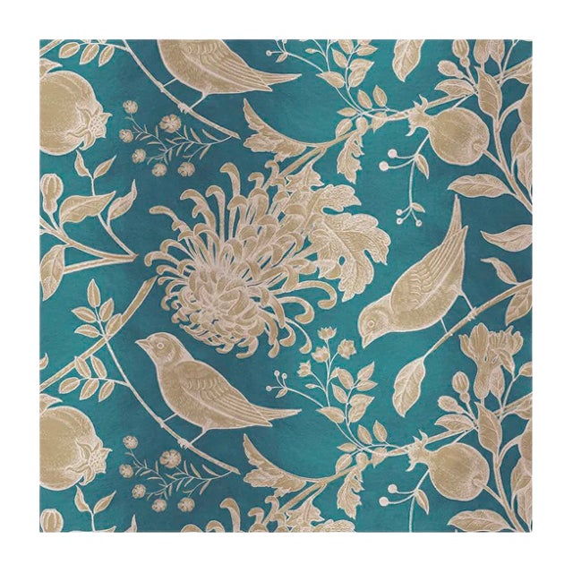 Flowers and Birds Wall Coverings by Chiara Mennini for Midsummer-Milano For Sale