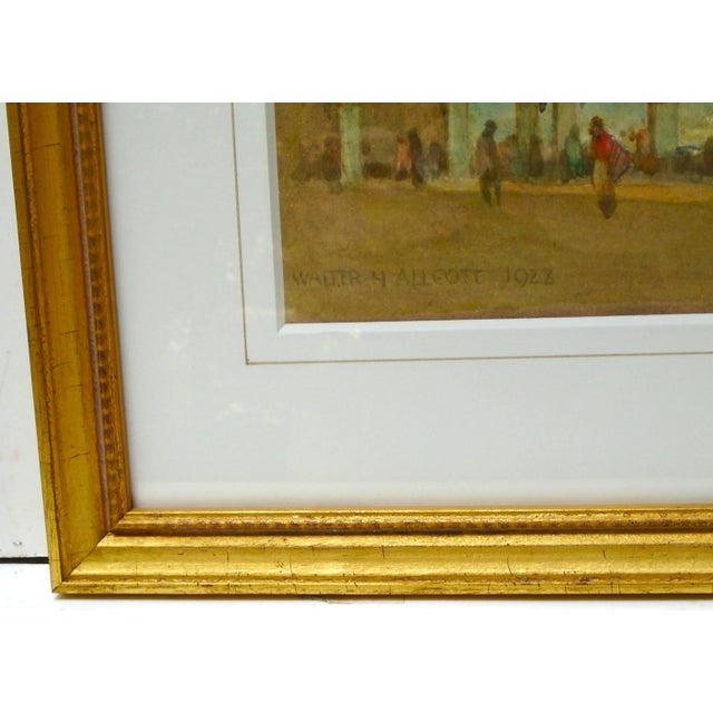 1920s "A View of Venice, 1928", Original Watercolor Painting For Sale - Image 5 of 5