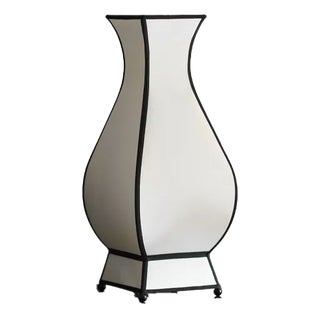 Large Cotton Pagoda Lamp For Sale