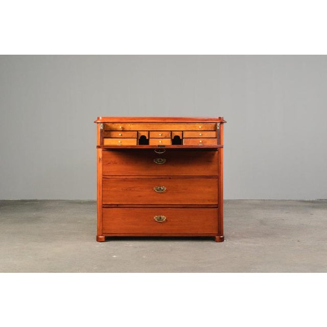 Chest of drawers with writing compartment Period & Style: Biedermeier style - first half of the 19th century Features -...