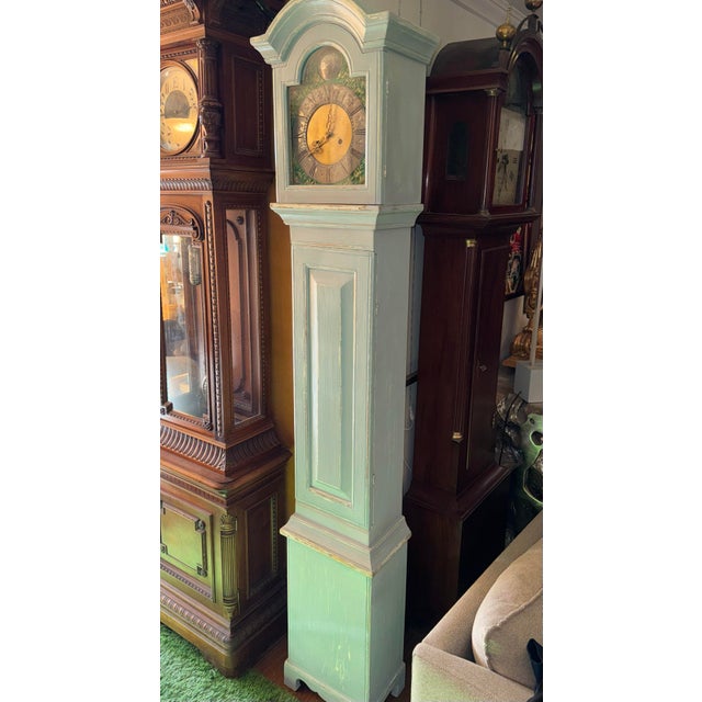 18th Century Gustavian Swedish Mora Grandfather Clock For Sale - Image 4 of 10