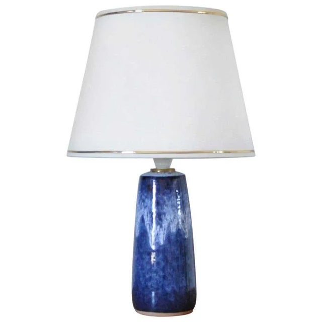 Glazed Ceramic Table Lamp from Valholm, Denmark For Sale - Image 12 of 12