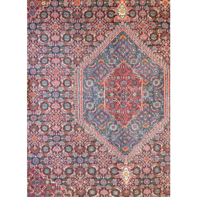 Vintage Indian Bidhar Rug For Sale - Image 9 of 12