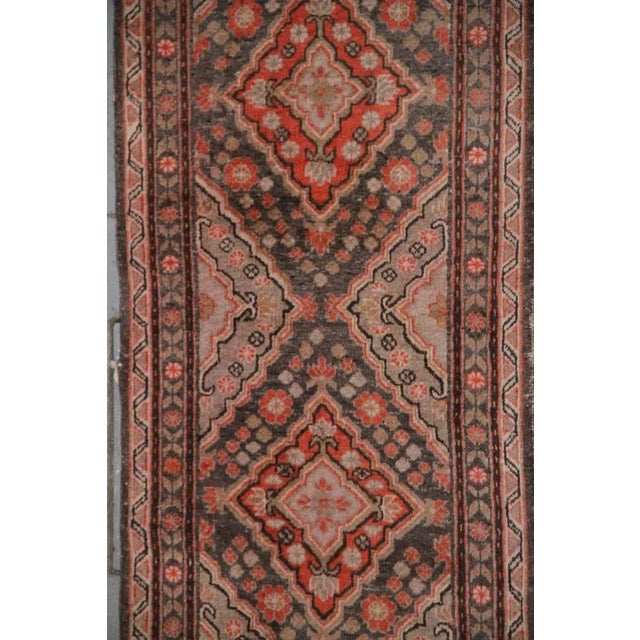 Dark Gray 2'x16' Vintage Samarkand Runner Rug | Rare Long & Slender Vintage Runner Rug For Sale - Image 8 of 8