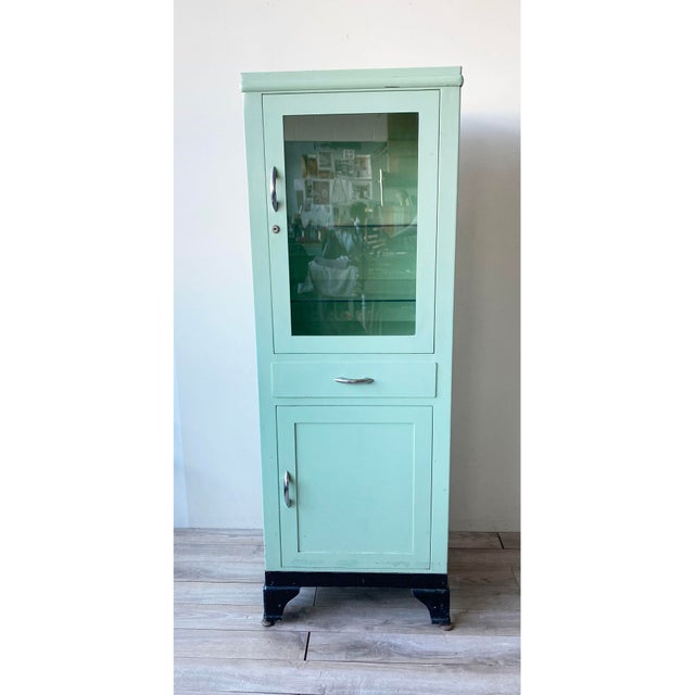 Vintage 1950s Light Green Medicine Chairish