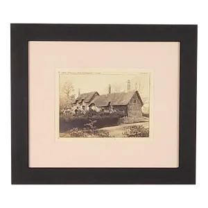 19th Century Photograph of Shottery, Anne Hathaway's Cottage