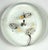 Metal Brass and Crystal Glass Three-Light Ceiling Lamp from Kaiser, 1940s For Sale - Image 7 of 13