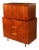 John Stuart Mid Century Highboy Walnut Dresser For Sale