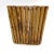 Mid-Century Modern Bamboo Basket For Sale - Image 4 of 9