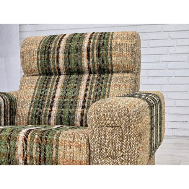 Danish Club Chair in Furniture Wool from Nisbo Horsens, 1980s For Sale - Image 11 of 18