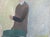 1948 Mid-Century Modern 'Waiting by the Window' Vintage Original Semi-Abstract Portrait Oil Painting by Swedish Artist Rune Janson (1918-2004), Framed For Sale - Image 10 of 11