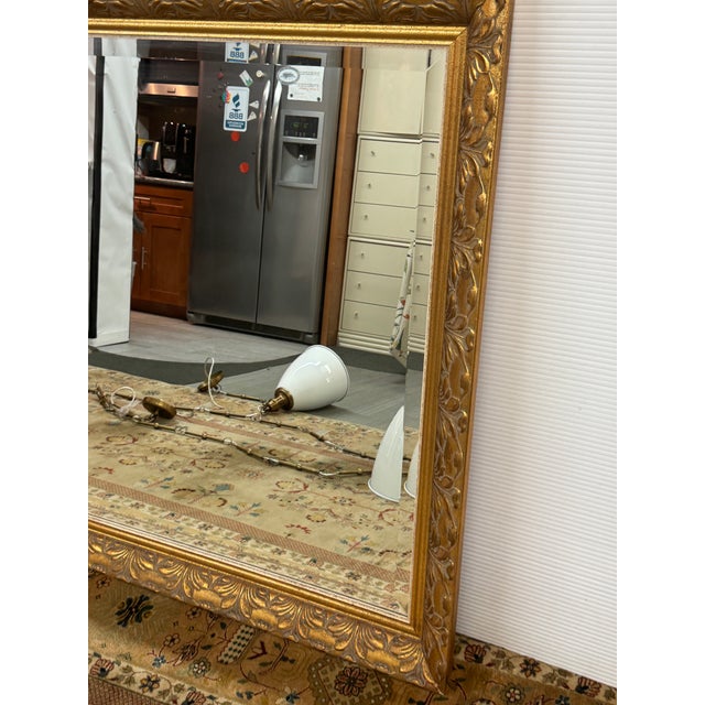 Gilt Acanthus Carved Mirror, Vintage For Sale - Image 10 of 12
