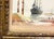 Mid Century Maritime Watercolor Painting - Sailboat in a Harbor - Signed, Fantastic Gilt Wood Frame For Sale - Image 4 of 8