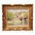 Le Pont Neuf Painting in Giltwood Frame by Ansaloni, Dated 1944 For Sale