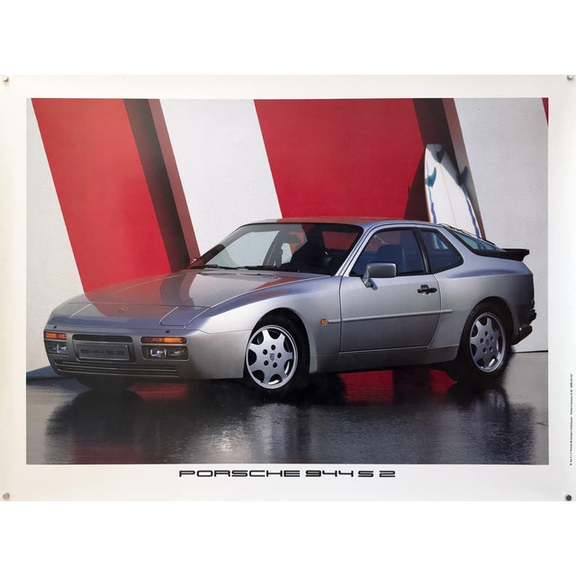 Porsche 944 S2 Original Porsche Poster, 1989 For Sale