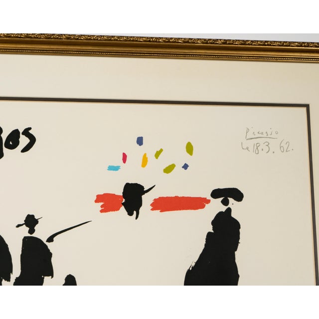 Pablo Picasso Pablo Picasso Lithograph – Toros Y Toreros, 1962, Framed For Sale - Image 4 of 8