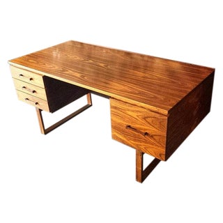 Danish Modern Mid-Century Rosewood Desk by Jensen For Sale