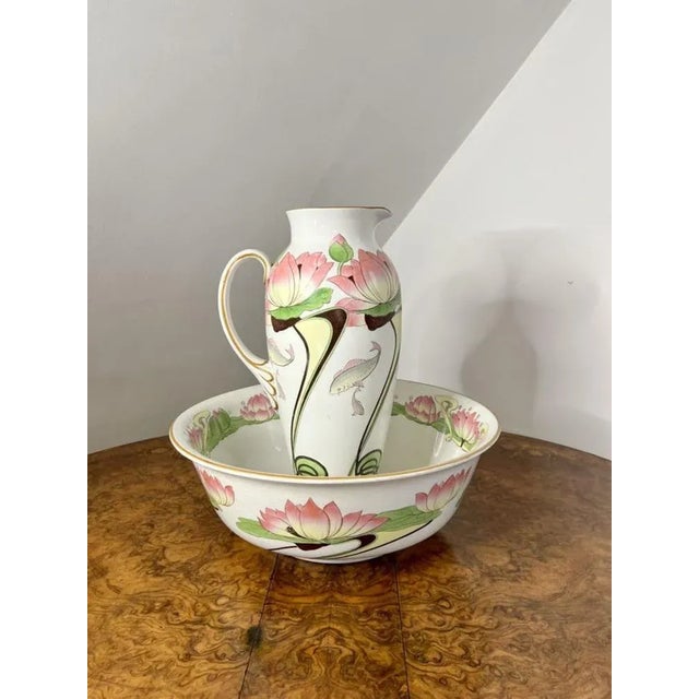 Antique Edwardian Medway Bathroom Set, 1900, Set of 9 For Sale - Image 10 of 11