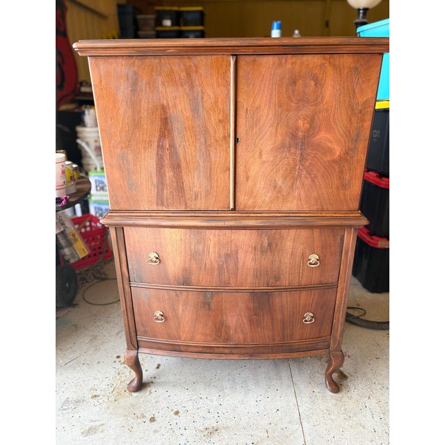 Linen Closet With Victorian Hardware For Sale - Image 4 of 12