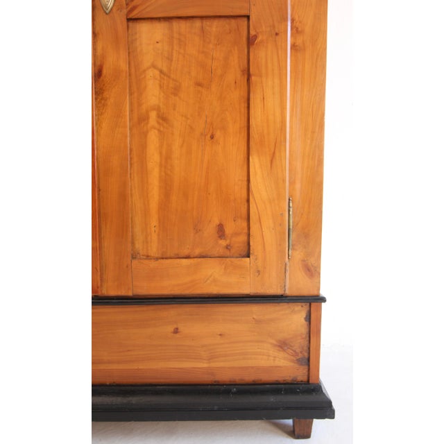 19th Century German Cherrywood Wardrobe For Sale - Image 14 of 18
