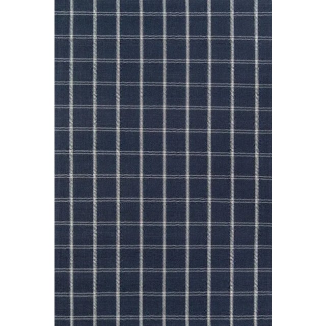 2020s Erin Gates Marlborough Dover Navy Hand Woven Wool Runner 2'3" X 8' For Sale - Image 5 of 5