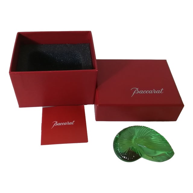 Baccarat Crystal Nautilus Shell, France, 1980s For Sale