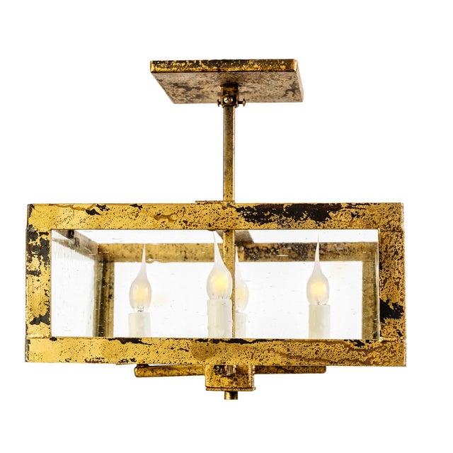 The Semi Flush Calibogue fixture with seeded glass is perfect for lower ceiling height. The seeded glass adds an old-world...