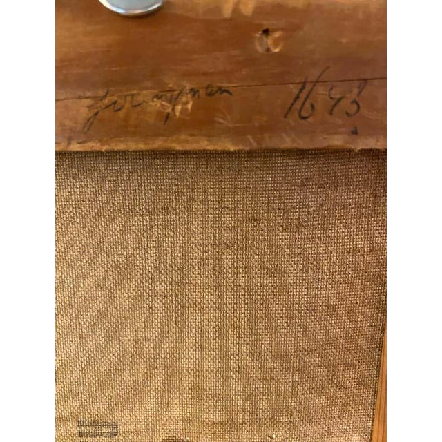 Impressionist "The Doll and the Circus" Oil Portrait Painting by Santini Poncini For Sale - Image 3 of 10